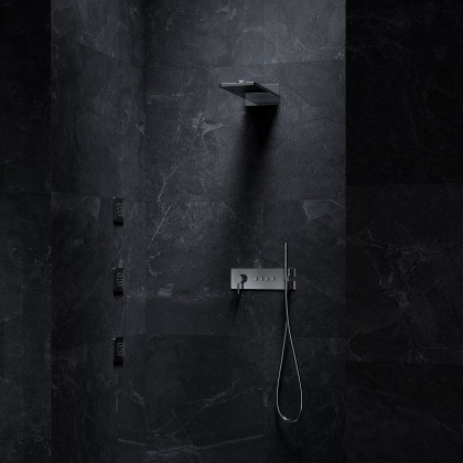 Форсунка боковая скрытого монтажа OMNIRES (хром) S28CR