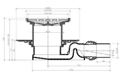 13000143 Душевой трап Pestan Confluo Standard Tide 4 Mask Gold Исполнение: Золото глянец  13000143 Душевой трап Pestan Confluo Standard Tide 4 Mask Gold Исполнение: Золото глянец