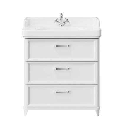 Тумба с раковиной Kerama Marazzi Pompei 80 см PO.M.80.3\WHT глянцевый белый Тумба с раковиной Kerama Marazzi Pompei 80 см PO.M.80.3\WHT глянцевый белый