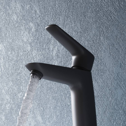 D40102122 Prime Смеситель для умывальника, черный