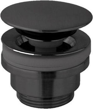 Донный клапан Paffoni ZSCA050NKNSP никель черный брашированный Донный клапан Paffoni ZSCA050NKNSP никель черный брашированный