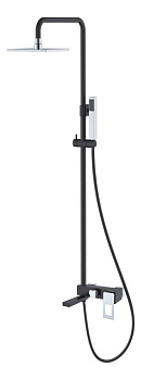 Стойка для душа Q BlackChrome_Комплект Стойка для душа Q BlackChrome_Комплект