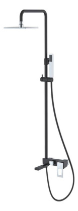 Стойка для душа Q BlackChrome_Комплект Стойка для душа Q BlackChrome_Комплект