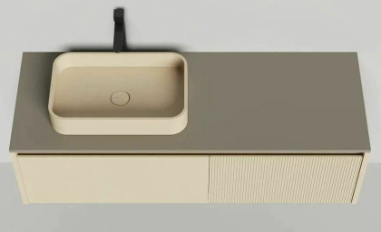 Подвесная тумба Domino 1400, эмаль