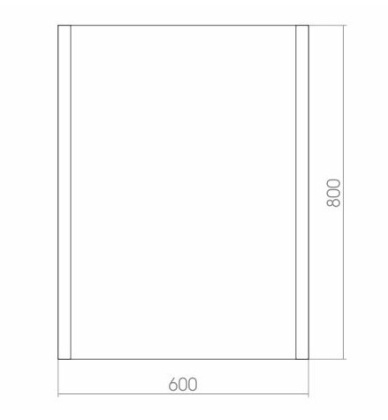 Зеркало Creto Vessel 60х80