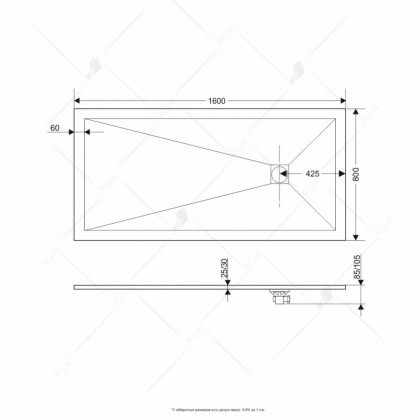 Душевой поддон RGW ST-0168G 80 x 160 см, прямоугольный, из искусственного камня, графит, 16152816-02 Душевой поддон RGW ST-0168G 80 x 160 см, прямоугольный, из искусственного камня, графит, 16152816-02