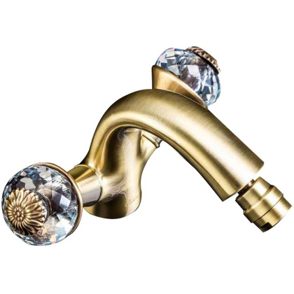 Смеситель для биде FLORA Бронза