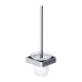 Стойка с туалетной щеткой Jupiter, 39х12х12,1 см, цвет черный с серебром, DA7733300