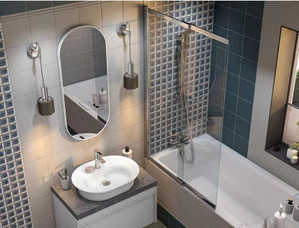 Карандаш Чементо серый светлый матовый 20x2x0,9