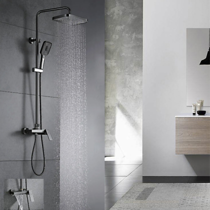 Душевая стойка со смесителем ROSE R18H R1836H-6 Душевая стойка со смесителем ROSE R18H R1836H-6