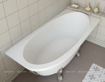 Ванна из искусственного мрамора Эстет Венеция R 170x80 Ванна из искусственного мрамора Эстет Венеция R 170x80