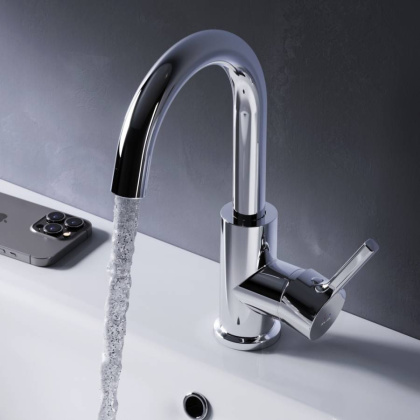 F85B02700  X-Joy S смеситель для раковины с поворотным изливом, хром F85B02700  X-Joy S смеситель для раковины с поворотным изливом, хром