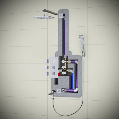 Душевая система Timo Tetra-Thermo SX-0179/17SM скрытого монтажа с термостатом, золото матовое Душевая система Timo Tetra-Thermo SX-0179/17SM скрытого монтажа с термостатом, золото матовое