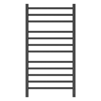 Полотенцесушитель электрический Point Вега PN71850B П12 500x1000, диммер справа, черный Полотенцесушитель электрический Point Вега PN71850B П12 500x1000, диммер справа, черный