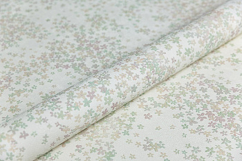 Обои KM7505 Апрель мотив-1, белый цветной Виниловые (1,06м*10,05м), шт