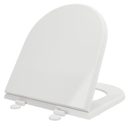 Сиденье с крышкой XL, дюропласт, плав.опускание, белый A0320-001, шт Сиденье с крышкой XL, дюропласт, плав.опускание, белый A0320-001, шт