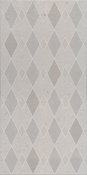 Декор Про Матрикс серый светлый матовый обрезной 30x60x0,9