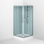 W90C-403-090MT Gem Square кабина душевая 90x90, профиль матовый Хром, стекло прозрачное W90C-403-090MT Gem Square кабина душевая 90x90, профиль матовый Хром, стекло прозрачное