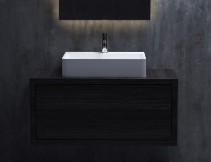 Раковина Salini OTTAVIA 1103201MRH S-Stone покраска по RAL снаружи, накладная, матовая Раковина Salini OTTAVIA 1103201MRH S-Stone покраска по RAL снаружи, накладная, матовая