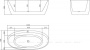 Акриловая ванна BELBAGNO BB404-1500-800 Акриловая ванна BELBAGNO BB404-1500-800