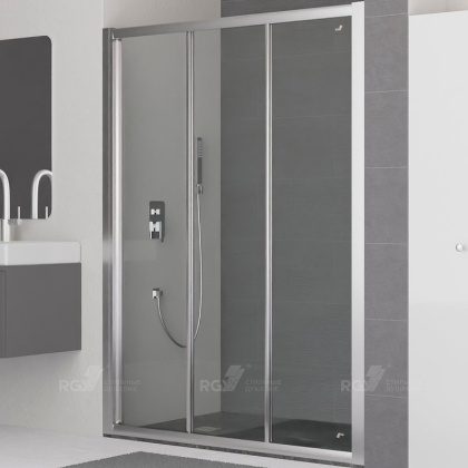 Душевая дверь RGW Classic CL-11 120 04091112-11 профиль Хром стекло прозрачное