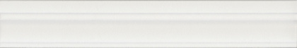 Бордюр Багет Флориан белый матовый обрезной 30x5x1,9