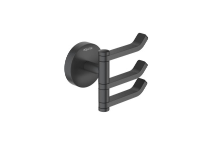 Крючок тройной AQUATEK, матовый черный AQ4632MB БЕТТА