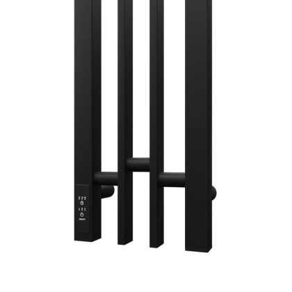 Полотенцесушитель электрический Point Фрея PN20728B П2 140x800 диммер слева, черный Полотенцесушитель электрический Point Фрея PN20728B П2 140x800 диммер слева, черный