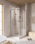 RELAX-304-A-2-100-C-BORO Душевой уголок, отделка Брашированное золото