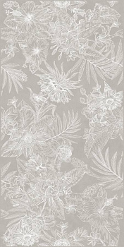 Декор Таделакт серый матовый обрезной 60x119,5x0,9