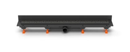 Душевой лоток 95 см Creto Points CRE-950 PB-P с решеткой, черный Душевой лоток 95 см Creto Points CRE-950 PB-P с решеткой, черный