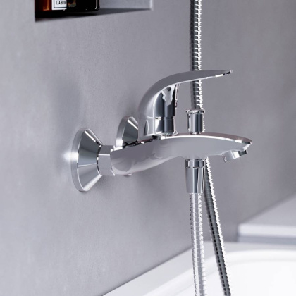 311000001 Eclipse, Смеситель Для ванны и душа, Хром