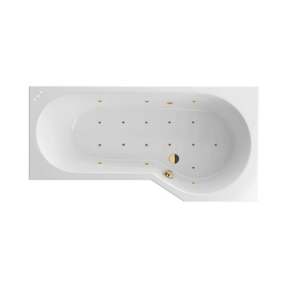 Ванна EXCELLENT Be Spot 160x80 (правая) "RELAX" (золото) Ванна EXCELLENT Be Spot 160x80 (правая) "RELAX" (золото)