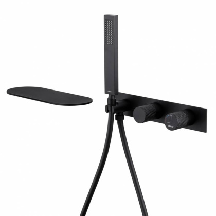 Смеситель ABBER Rund AF8731B для ванны скрытого монтажа, черный матовый Смеситель ABBER Rund AF8731B для ванны скрытого монтажа, черный матовый