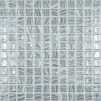 Стеклянная мозаика 7804 Glitter Grey 25x25, Glitter