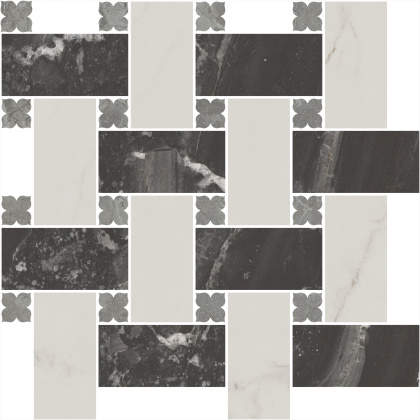 Декор Риальто 3 наборный матовый 43,5x43,5x0,9