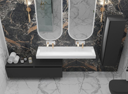 Ящик под столешницу 100см АНТРАЦИТ глянец VALLESSI UNO-S 897-100-A glossy Boheme