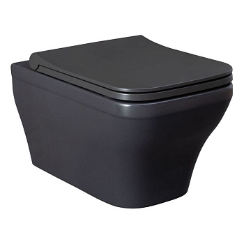 Чаша подвесного унитаза Allen Brau Infinity 4.21011.AN антрацит Чаша подвесного унитаза Allen Brau Infinity 4.21011.AN антрацит