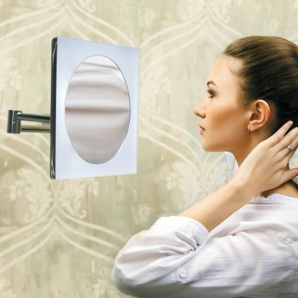 K-1008 Зеркало с LED-подсветкой, 3-х кратным увеличением