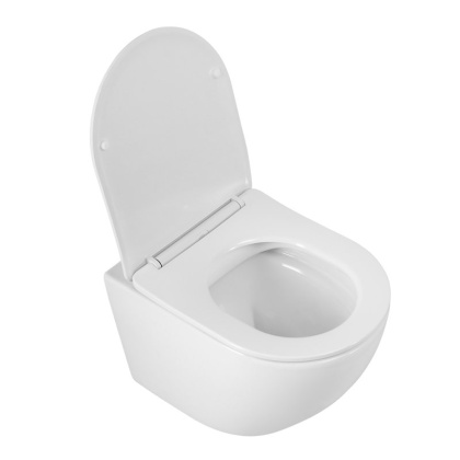 Унитаз подвесной безободковый с сиденьем BELBAGNO SFERA-R Унитаз подвесной безободковый с сиденьем BELBAGNO SFERA-R