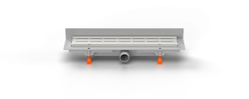 Душевой лоток 45 см Creto Walkway CRE-450 WN-P с решеткой, хром