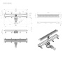 W01SC-P11-060-01SB MasterFlow Трап для душа линейный универс затвор Cut Gradient 60см цвет сталь мат W01SC-P11-060-01SB MasterFlow Трап для душа линейный универс затвор Cut Gradient 60см цвет сталь мат