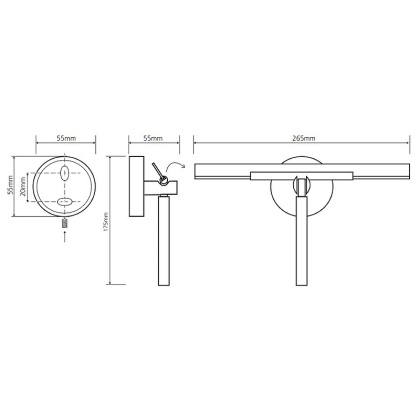 Cкребок для душевой кабины Bemeta Omega 104237012 Хром Cкребок для душевой кабины Bemeta Omega 104237012 Хром