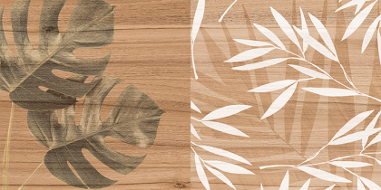 Плитка настенная Organic коричневый узор 08-01-15-2454 20х40 (15шт/1,2м2),м2