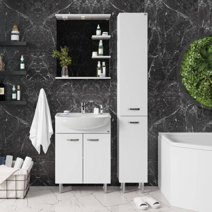 Тумба Onika Коралл 60 напольная, белая (ум. Уют 60) Тумба Onika Коралл 60 напольная, белая (ум. Уют 60)