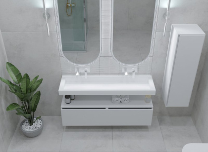 Ящик под столешницу 100см WHITE глянец VALLESSI UNO-S 897-100-W Boheme