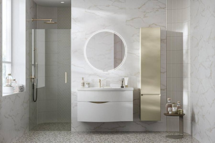 Пенал CUBO подвесной правый 165, лимо матовый Пенал CUBO подвесной правый 165, лимо матовый