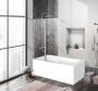 Душевая шторка на ванну BelBagno UNO-V-2-90/150-C-Cr Душевая шторка на ванну BelBagno UNO-V-2-90/150-C-Cr
