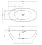 Акриловая ванна Abber 165х80 AB9207