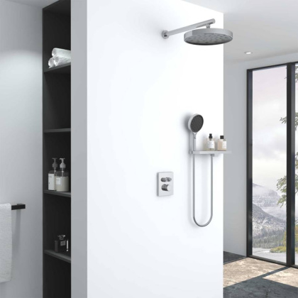 Душевой комплект Inspire VSFW-3I21MT2RCH встраиваемый, термостатический, двухрежимный, хром Душевой комплект Inspire VSFW-3I21MT2RCH встраиваемый, термостатический, двухрежимный, хром